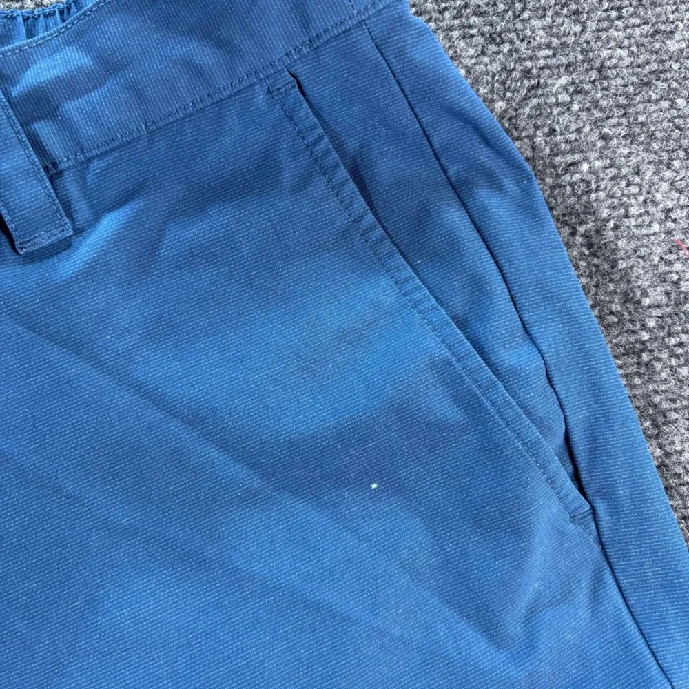 Banana Republic Performance Shorts Mens 38 Blue Ripstop Stretch Golf Active